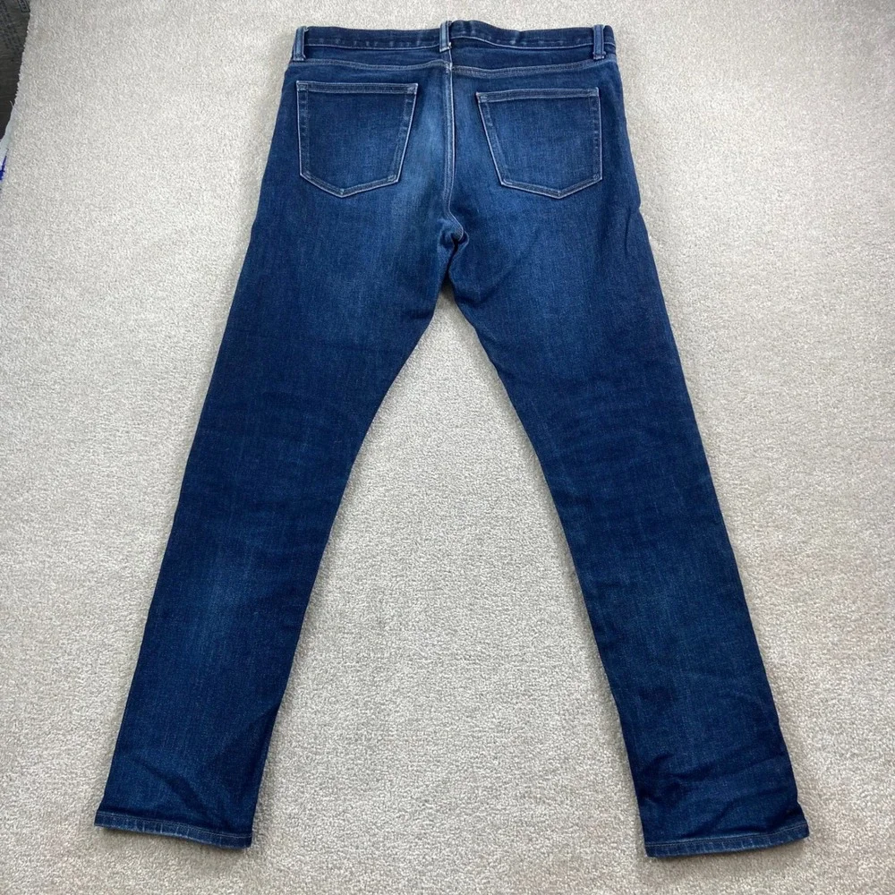 Uniqlo Jeans Mens 34x32 (Fits 36x31) Slim Fit Stretch Selvedge Detail 321-461579